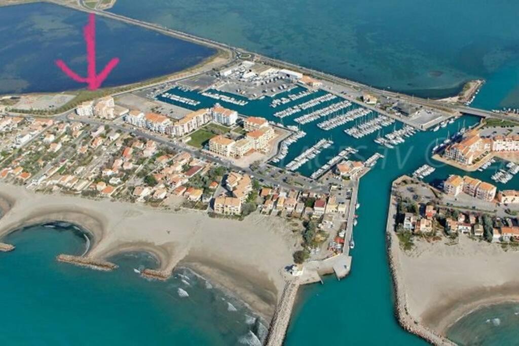 Le Nautica Plage T2 Climatise En Bord De Mer Фронтиньян Экстерьер фото