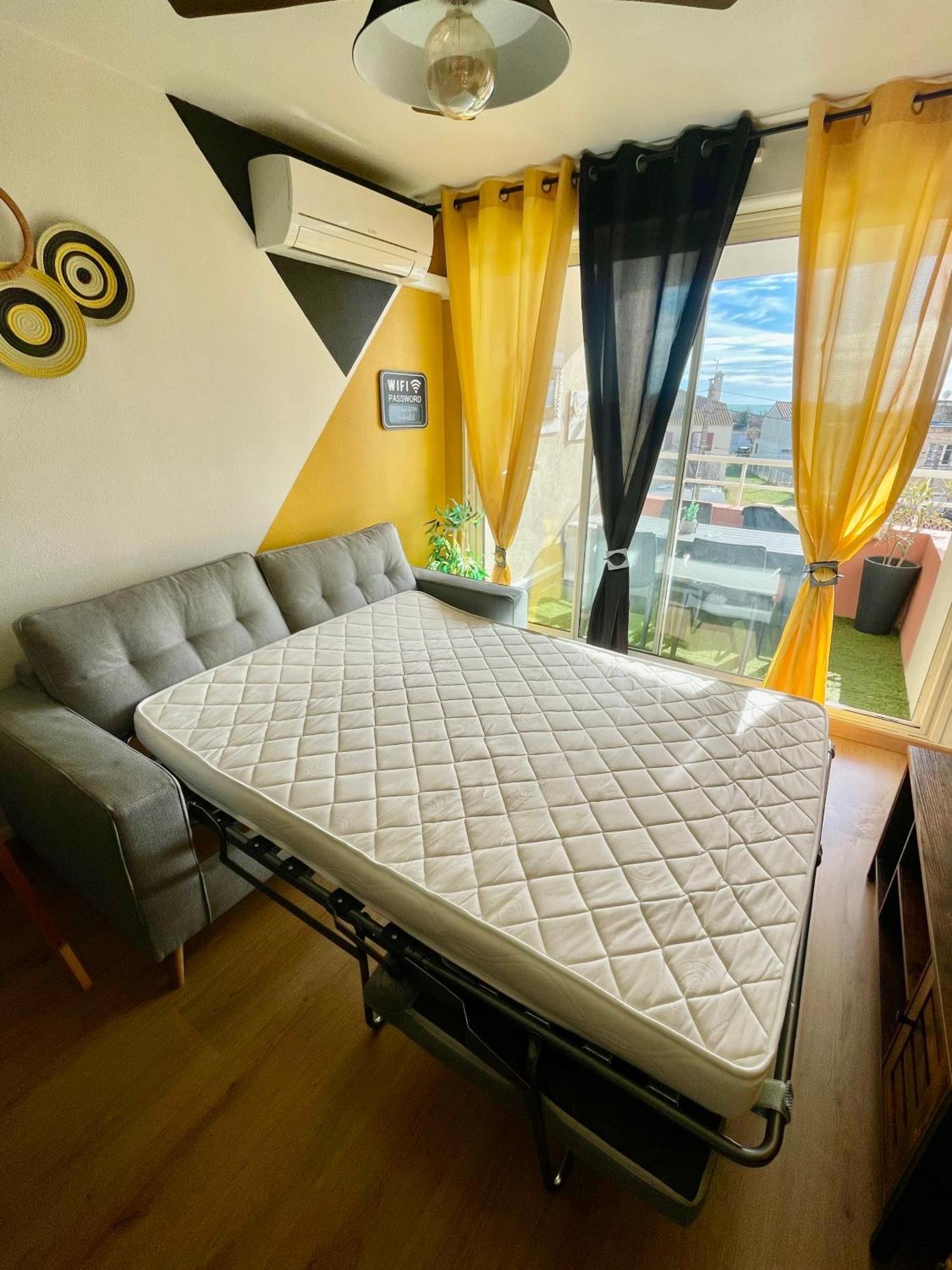 Le Nautica Plage T2 Climatise En Bord De Mer Фронтиньян Экстерьер фото